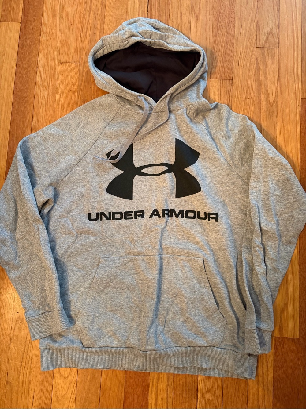 Under Armour | Men’s Gray Big Logo Hoodie | Size: L